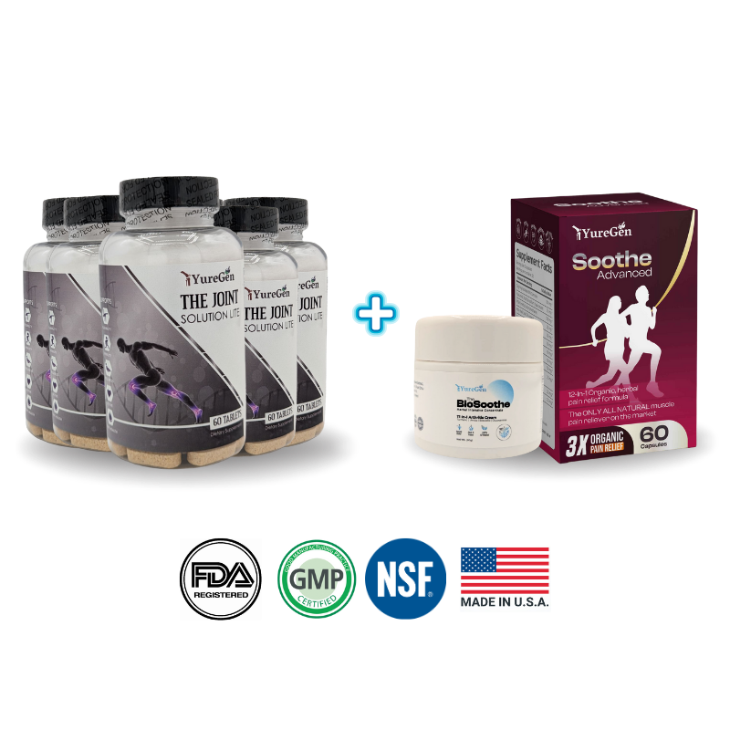 Joint Solution Lite (6 Bottles) + Soothe advanced + Biosoothe